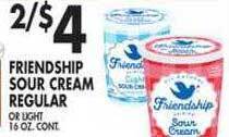 Met Foodmarkets Friendship sour cream regular offer