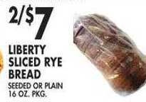 Met Foodmarkets Liberty sliced rye bread offer