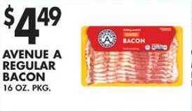 Met Foodmarkets Avenue a regular bacon offer