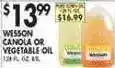 Met Foodmarkets Wisson canola or vegetable oil offer
