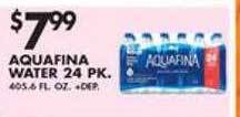 Met Foodmarkets Aquafina water offer