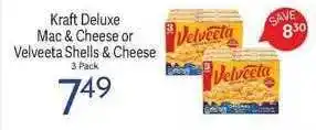 Riesbeck Kraft deluxe mac & cheese or velveeta shells & cheese offer