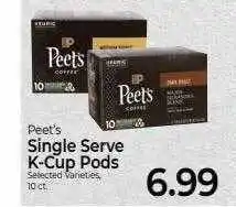 Weis Markets Peet's single serve k-cup pods offer
