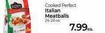 Weis Markets Cooked perfect italian meatballs offer