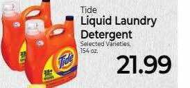 Weis Markets Tide liquid laundry detergent offer