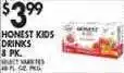 Met Foodmarkets Honest kids drinks 8 pk. offer
