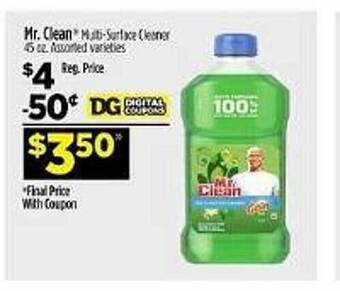 Dollar General Mr. clean offer