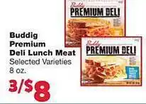 Buddig premium deli lunch meat