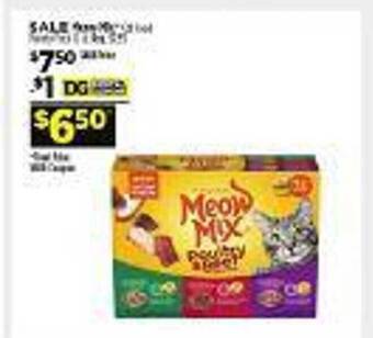 Dollar General Meow mix offer