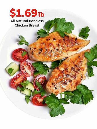 Fareway All natural boneless chicken breast offer
