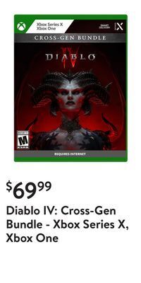Walmart Diablo iv: cross-gen bundle - xbox series x, xbox one offer