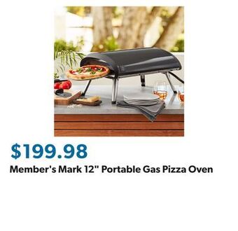 Sam's Club Member's mark 12" portable gas pizza oven offer