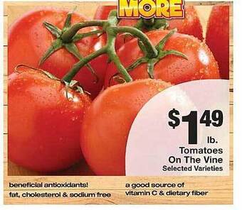 County Market Tomatoes on the vine offer
