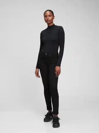 Gap Mid rise true skinny jeans with washwell offer