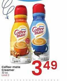 Albertsons Coffee-mate creamer offer
