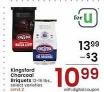Albertsons Kingsford charcoal briquets offer