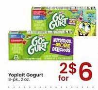 Albertsons Yoplait gogurt offer