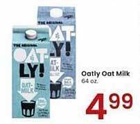 Albertsons Oatly oat milk offer