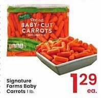 Albertsons Signature farms baby carrots offer