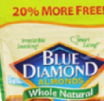 Ocean State Job Lot Blue diamond roasted & salted almonds, 19.2 oz offer