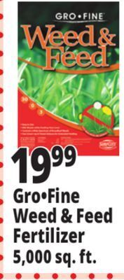 Ocean State Job Lot Gro•fine weed & feed fertilizer 5,000 sq. ft. offer