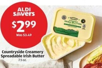 Aldi Countryside Creamery Spreadable Irish Butter offer