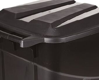 Ocean State Job Lot 45 gallon wheeled trash can offer