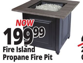 Ocean State Job Lot Fire island propane fire pit offer