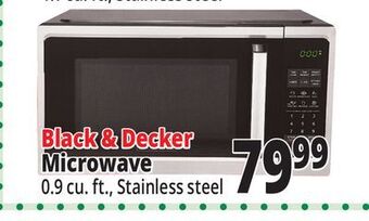 Ocean State Job Lot Black & decker microwave offer