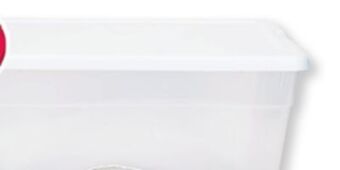 Ocean State Job Lot 56 quart storage tote offer