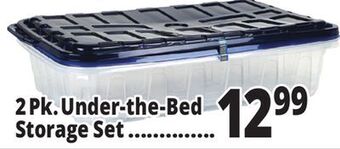 Ocean State Job Lot Mr. fresh under the bed storage bins, 2 count offer