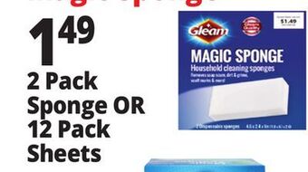 Ocean State Job Lot 2 pack sponge or 12 pack sheets offer