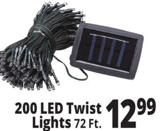Ocean State Job Lot Solar twist lights, 200 lights offer