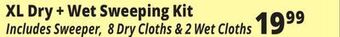 Ocean State Job Lot Xl dry + wet sweeping kit offer