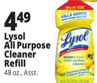 Ocean State Job Lot Lysolâ® clean & fresh multi-surface cleaner, sparkling lemon & sunflower essence scent, 48 oz offer