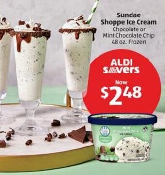 Aldi Sundae Shoppe Ice Cream offer