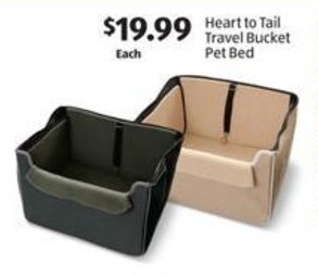 Aldi Heart to Tail Travel Bucket Pet Bed offer