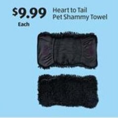 Aldi Heart to Tail Pet Shammy Towel offer