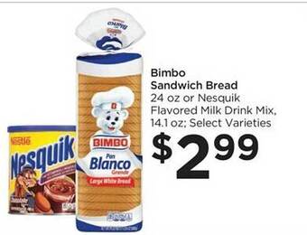 Food 4 Less Bimbo sandwich bread offer