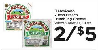 Food 4 Less El mexicano queso fresco crumbling cheese offer