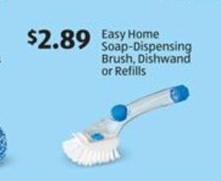 Aldi Easy Home Soap-Dispensing Brush, Dishwand or Refills offer