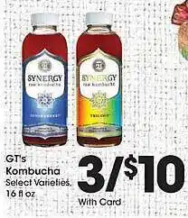 Gerbes Gt's kombucha offer