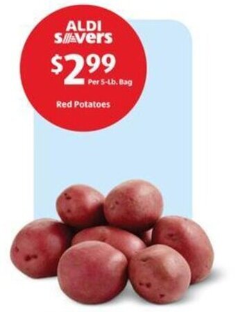Aldi Red Potatoes offer