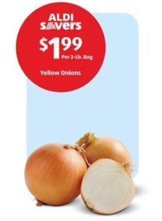 Aldi Yellow Onions offer