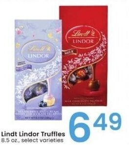 Albertsons Lindt Lindor Truffles 8.5 oz offer