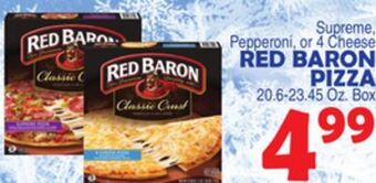 Bravo Supermarkets Red baron pizza offer