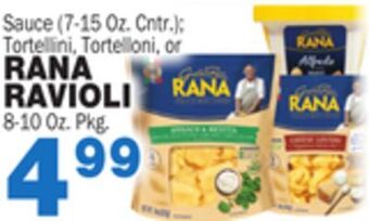 Bravo Supermarkets Rana ravioli 8-10 oz. pkg. offer