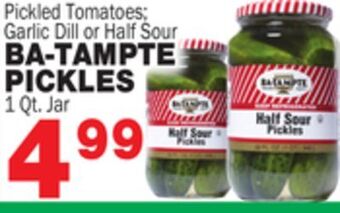 Bravo Supermarkets Ba-tampte pickles offer
