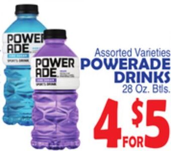 Bravo Supermarkets Powerade drinks offer
