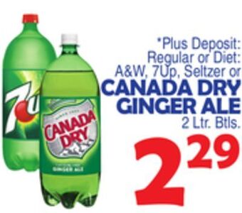 Bravo Supermarkets Canada dry ginger ale offer
